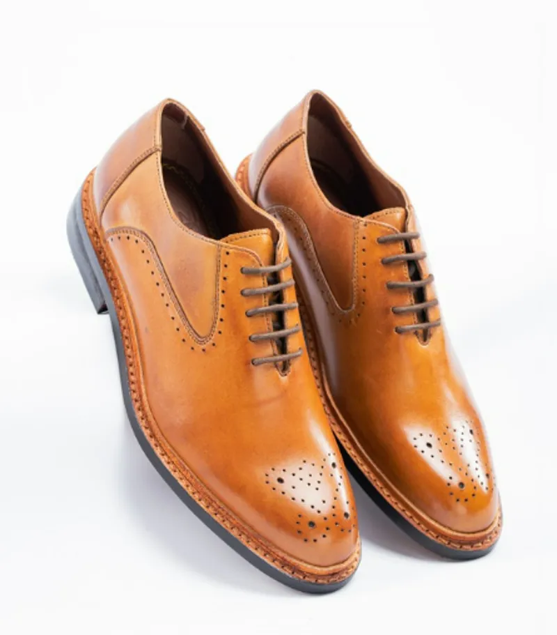Cavani Brentwood Brogue Tan